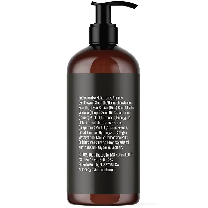 M3 Naturals Cellulite Massage Oil — 8oz Body & Skin Care with Topical Collagen