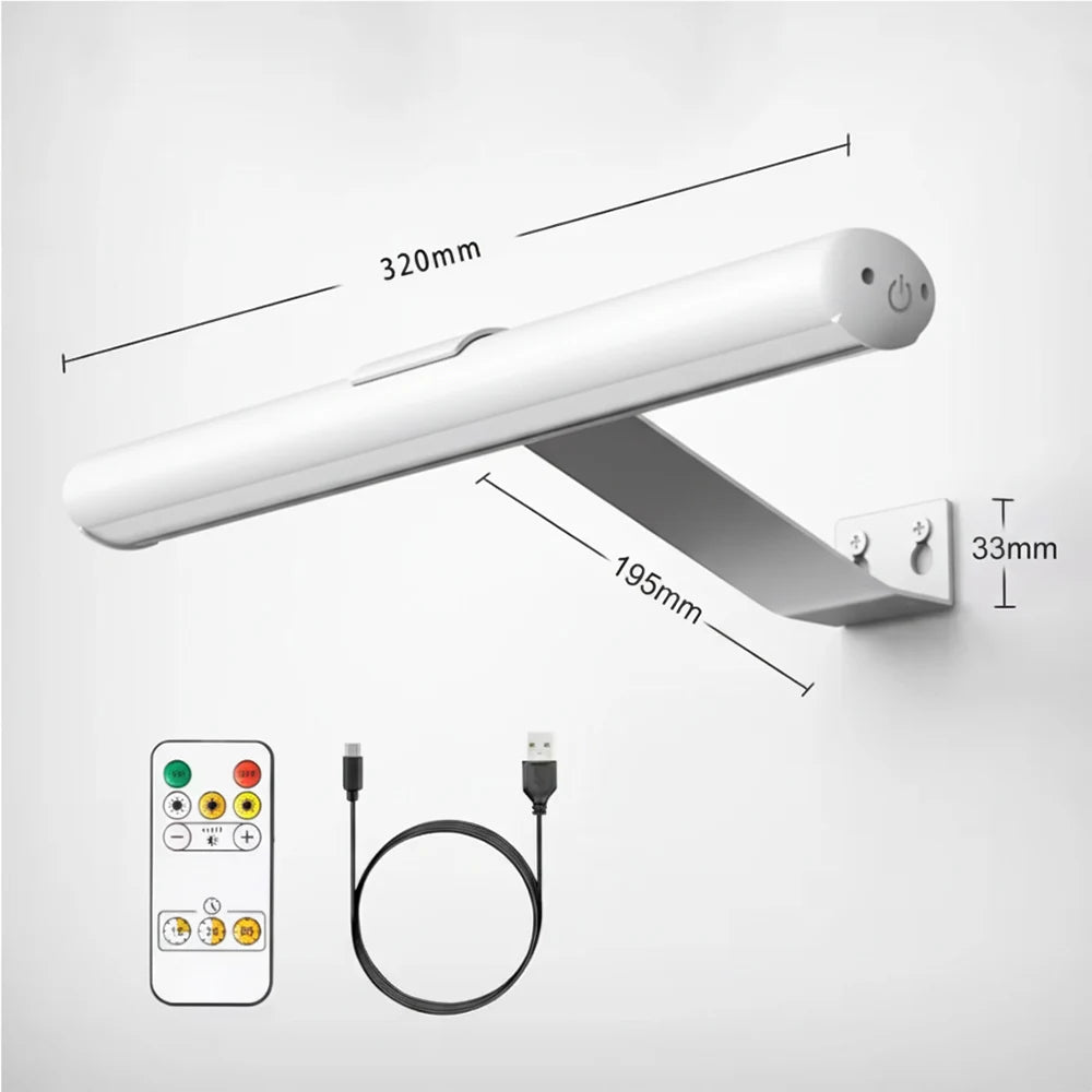 Rechargeable Picture Light Wall Lamp — Remote Control, 3 Colour Temperatures