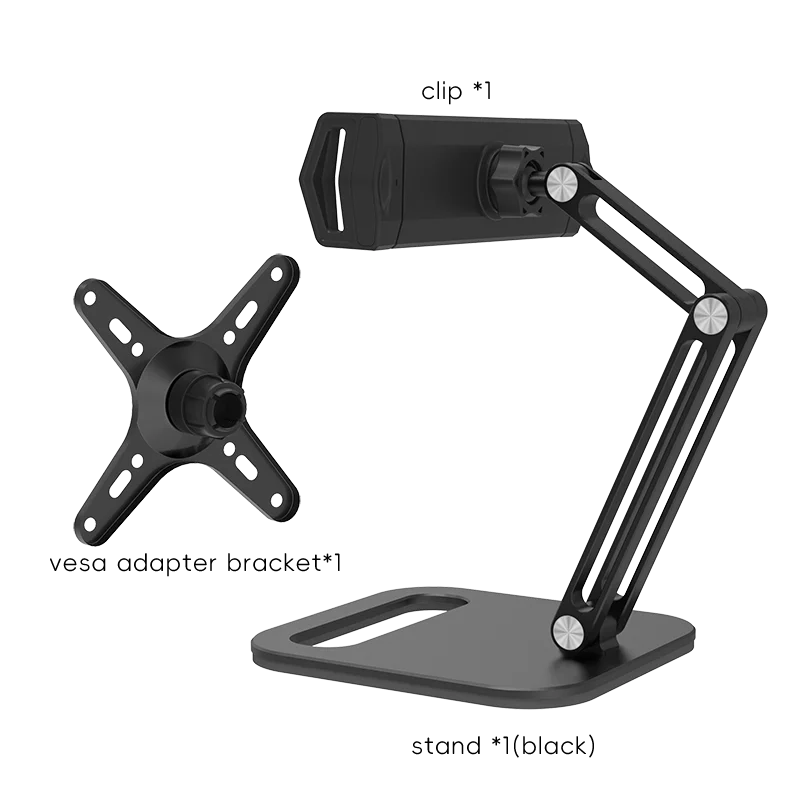 Portable VESA Monitor Stand — Height Adjustable for 13–18" Screens