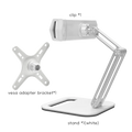 Portable VESA Monitor Stand — Height Adjustable for 13–18" Screens