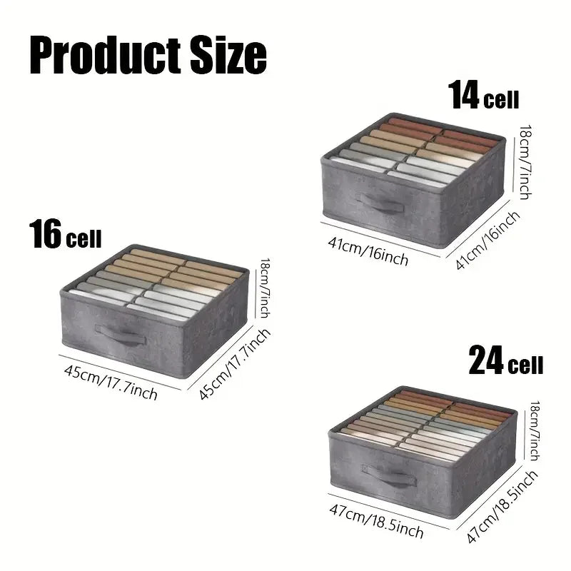 Wardrobe Drawer Organizer — Clothes Storage Box