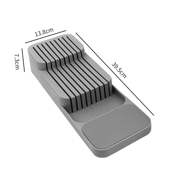 Multipurpose Cutlery Drawer Organiser — Angled Design, BPA-Free