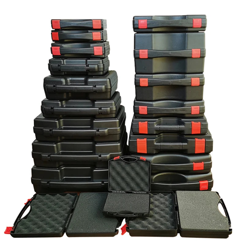Multifunctional Plastic Hardware Toolbox – Portable Instrument & Equipment Storage Case