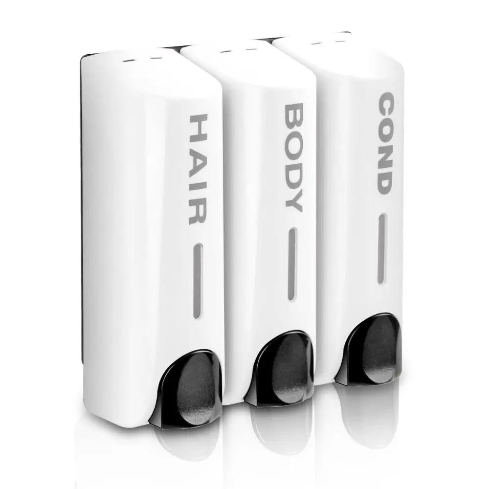 350ml Wall-Mount Soap Dispenser — Single, Double or Triple, ABS, CE Certified