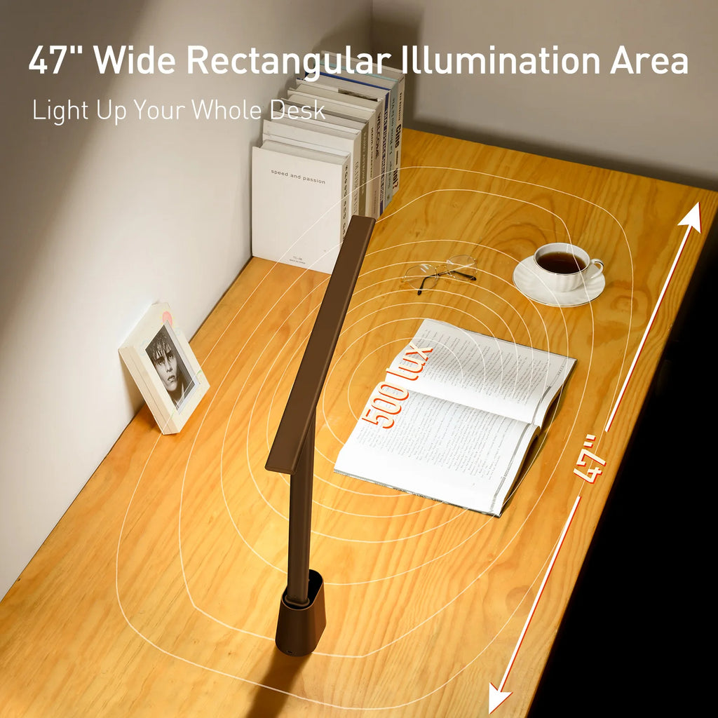 Baseus Smart Adaptive Desk Lamp — Auto Dimming, Full Spectrum, Rechargeable