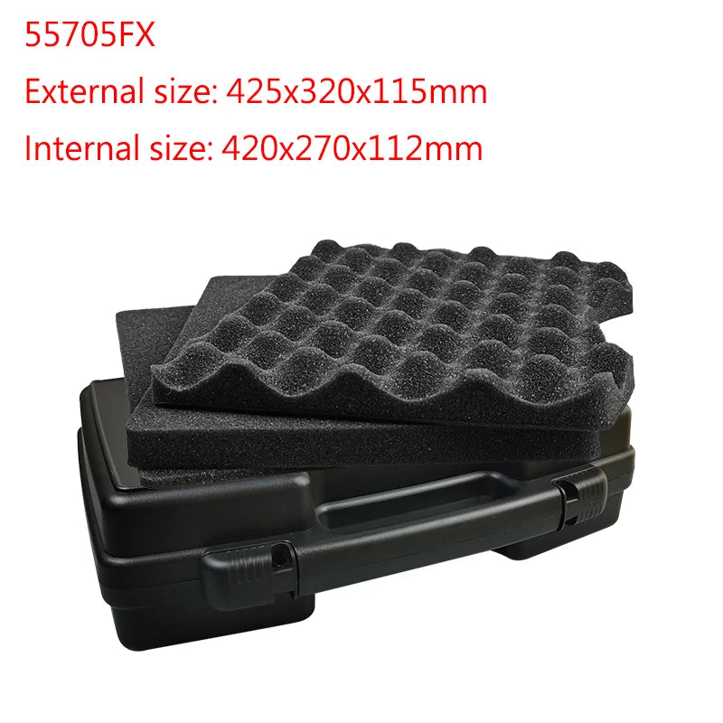 Multifunctional Plastic Hardware Toolbox – Portable Instrument & Equipment Storage Case