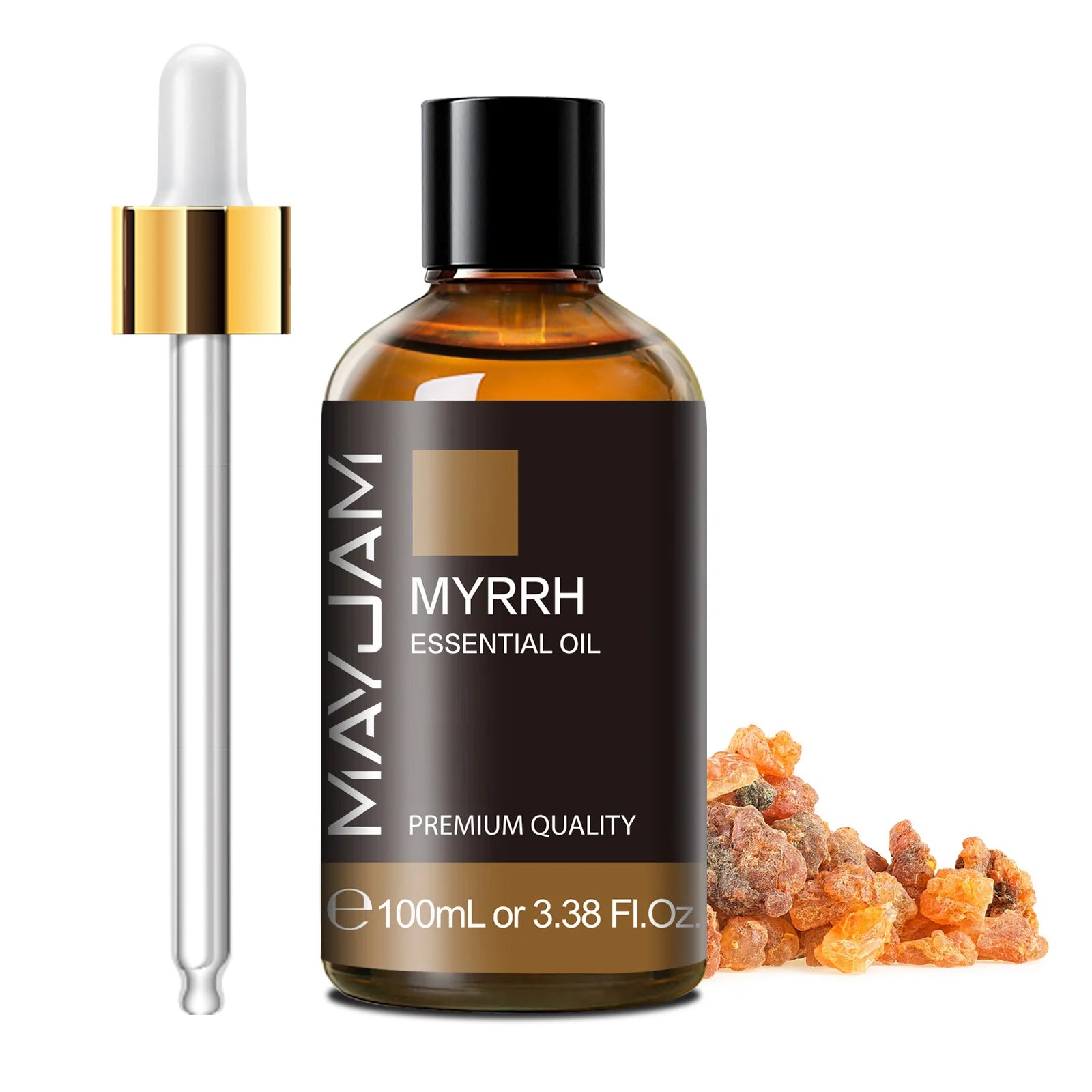 MAYJAM 100ml Pure Plant Essential Oil — Mint, Bergamot, Patchouli, Lemongrass & More