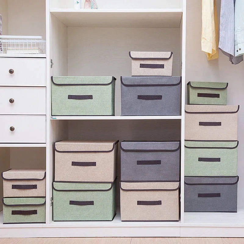 Foldable Storage Box — Dustproof Organizer