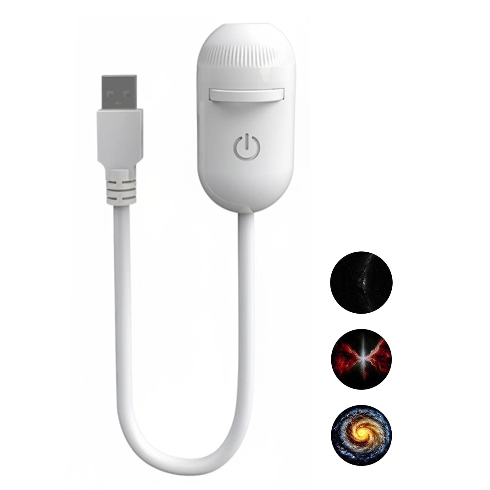 2-in-1 USB Ambient Light — Reading & Atmosphere, Flexible Gooseneck