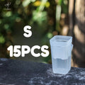 15pcs Self Watering Plant Pots Mini Seedlings Pots Flowerpot Translucent Plastic Planters Plant Propagation Pot with Reservoir
