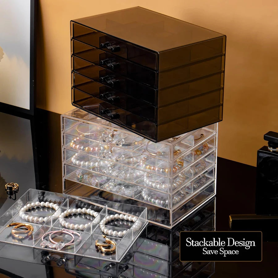 30-Grid Stackable Earring & Bracelet Case