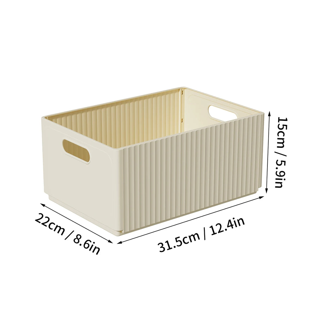 WORTHBUY Folding Fridge Storage Box — Pull-Out, Fruit & Vegetable Organizer
