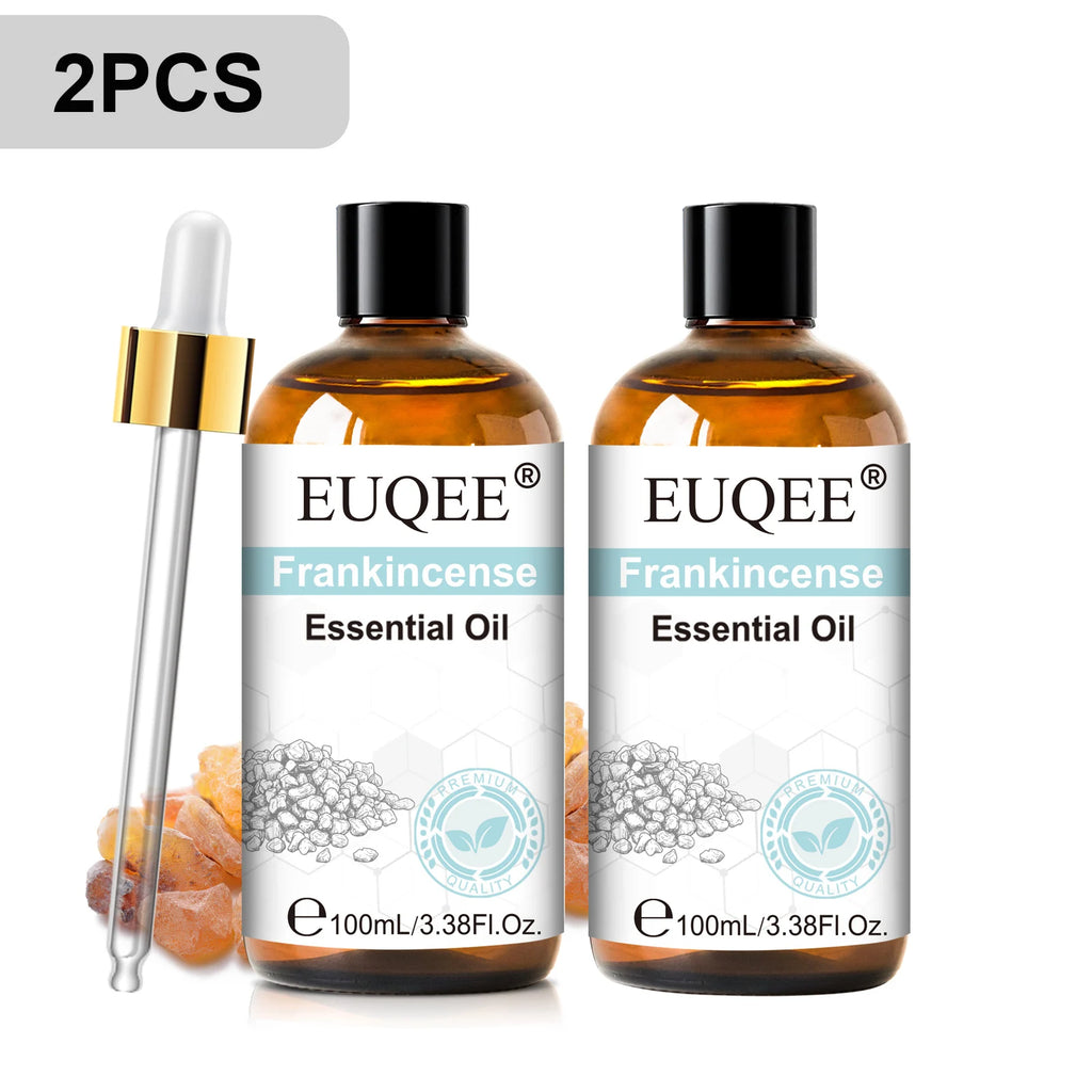 EUQEE 100ml Pure Essential Oil — Vanilla, Lavender, Cinnamon or Lemon — Diffuser & Candle Making