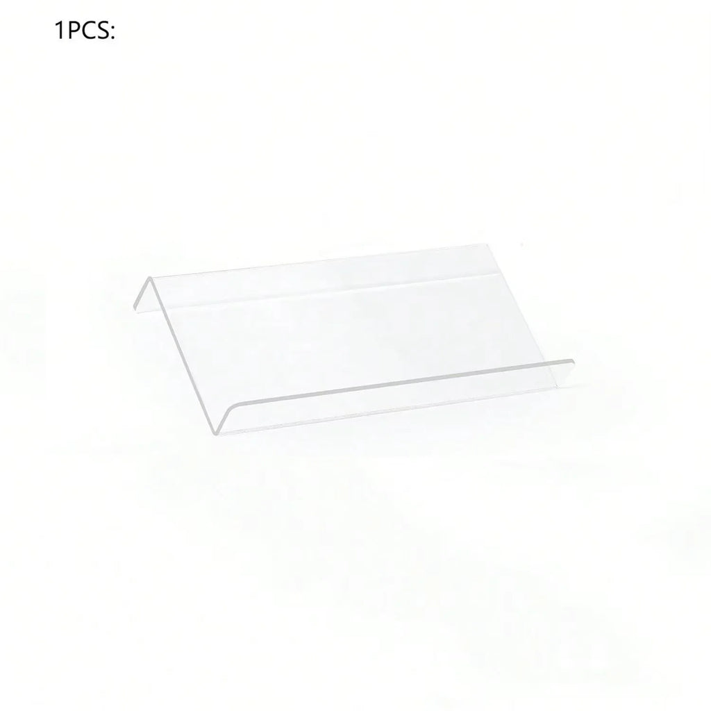 Acrylic Spice Drawer Organizer Tray — Slanted, Expandable, Clear or Black