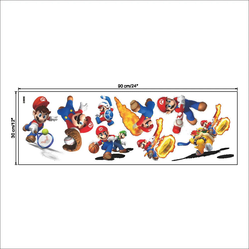3D Cartoon Vinyl Wall Stickers — Kids Room & Nursery Decoration