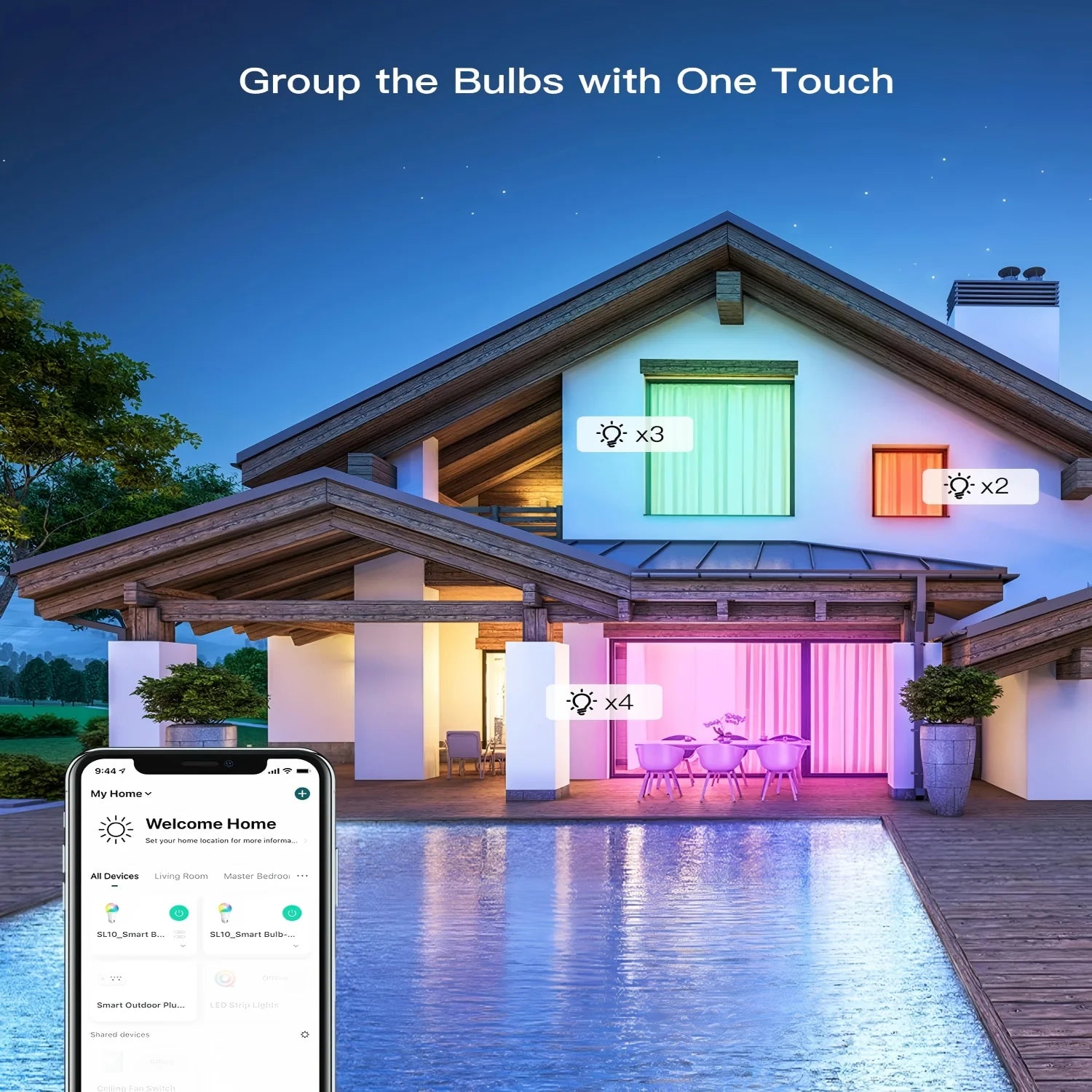 Smart GX53 WiFi Spotlight — Colour Changing, Music Sync, Alexa & Google