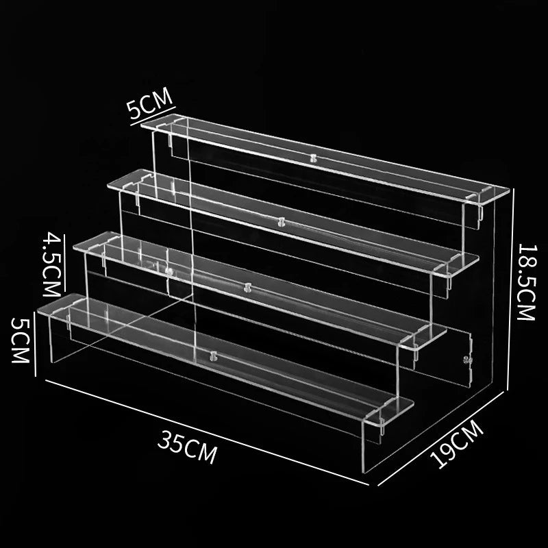 Multilayer Acrylic Display Stand with Removable Shelves