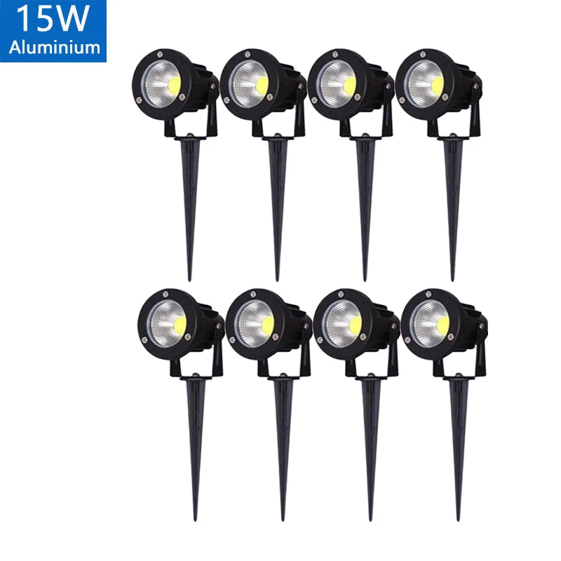Zhengde LED Spike Lawn Lamp – 5W–20W IP65 Landscape Spotlight AC/DC