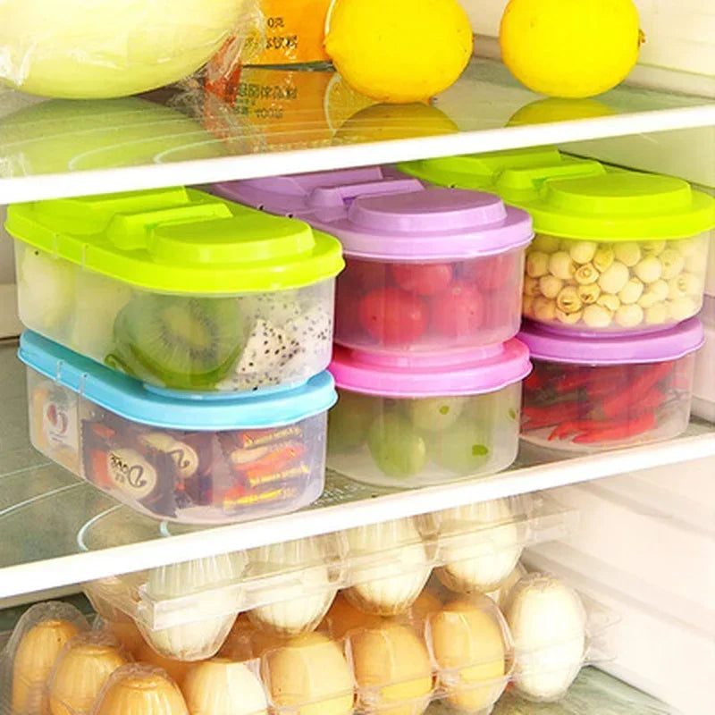 Dual-Compartment Lunch Box — Leakproof, Microwave Safe, for Kids & Adults