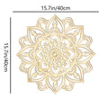 Moroccan Mandala Metal Wall Art — Indian & Boho Living Room Accent