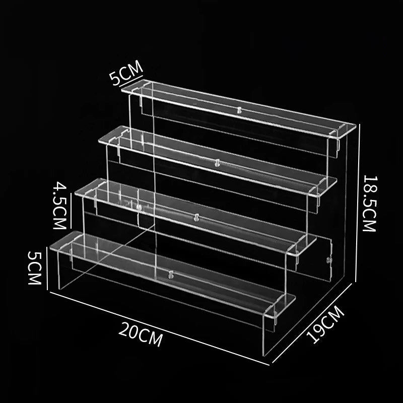 Multilayer Acrylic Display Stand with Removable Shelves