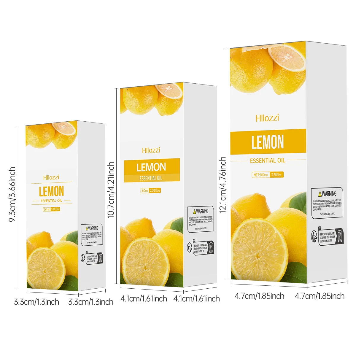 Lemon Pure Essential Oil — 30ml, 60ml or 100ml — Aromatherapy, Hair & Body Care