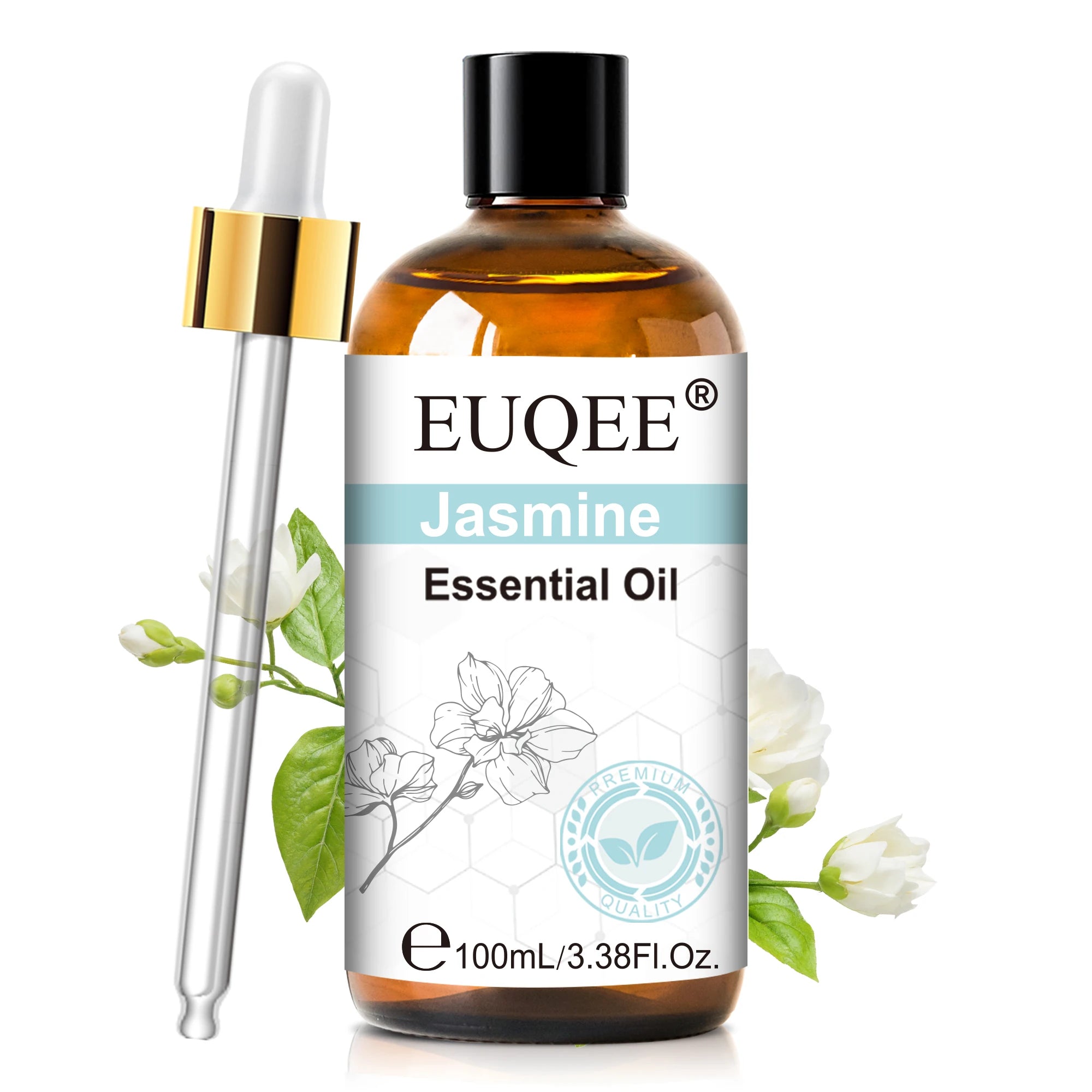 EUQEE 100ml Pure Essential Oil — Vanilla, Lavender, Cinnamon or Lemon — Diffuser & Candle Making