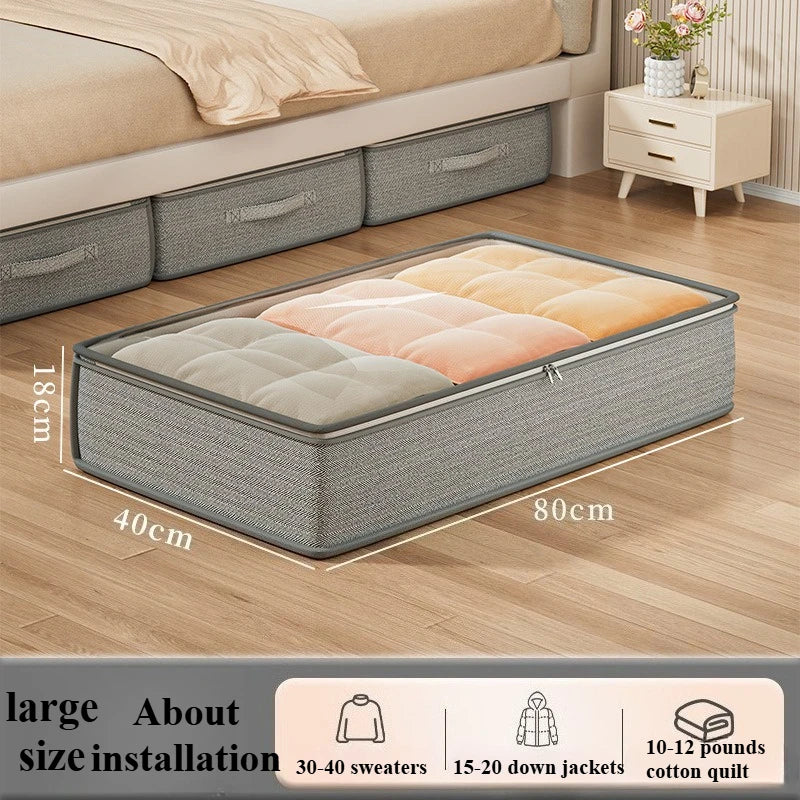 Large Under-Bed Storage Boxes — Set of 2