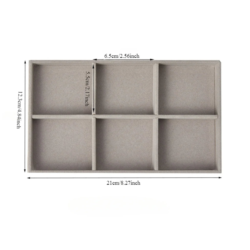 Velvet Jewelry Display Tray