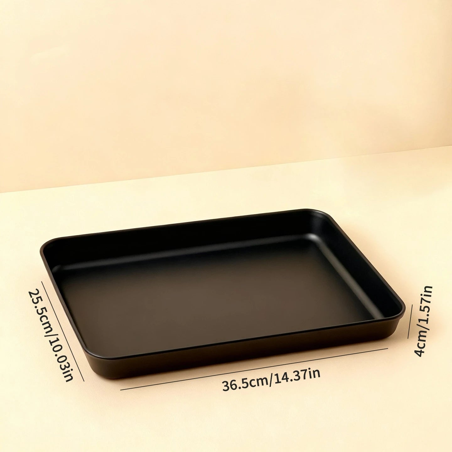 Deep Rectangular Plastic Storage Tray — Multi-Purpose Food & Kitchen Organiser