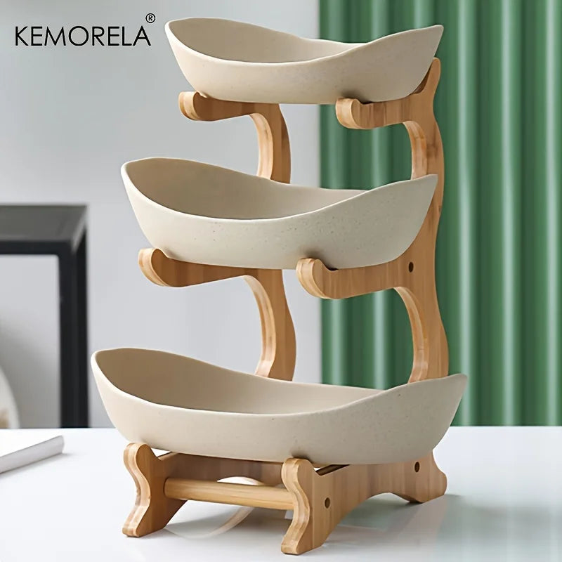 2 or 3-Layer Fruit & Snack Stand — for Living Room & Entertaining