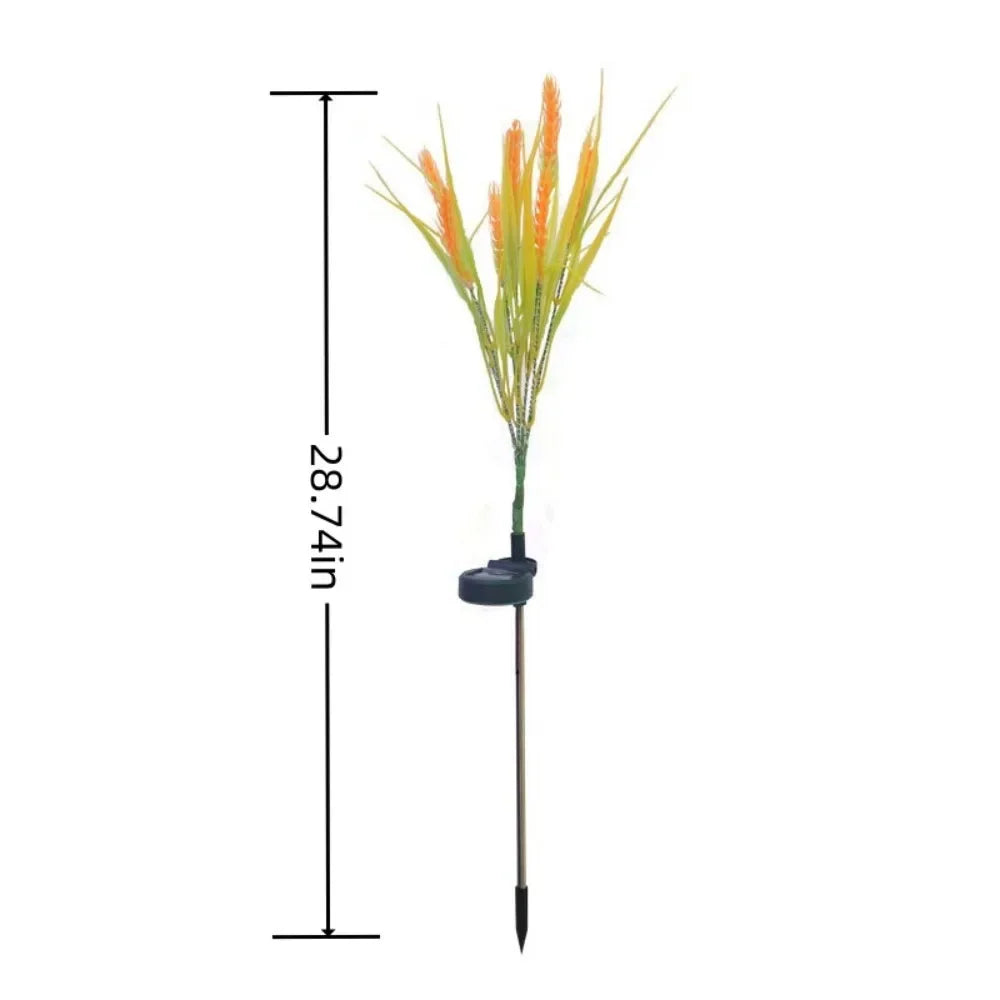 RTONTR Solar 7-Head Wheat Ear Ground Light – Garden & Lawn Stake Decor