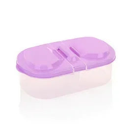 Dual-Compartment Lunch Box — Leakproof, Microwave Safe, for Kids & Adults