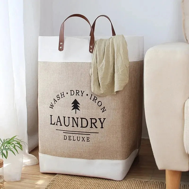 Large Foldable Fabric Laundry Basket