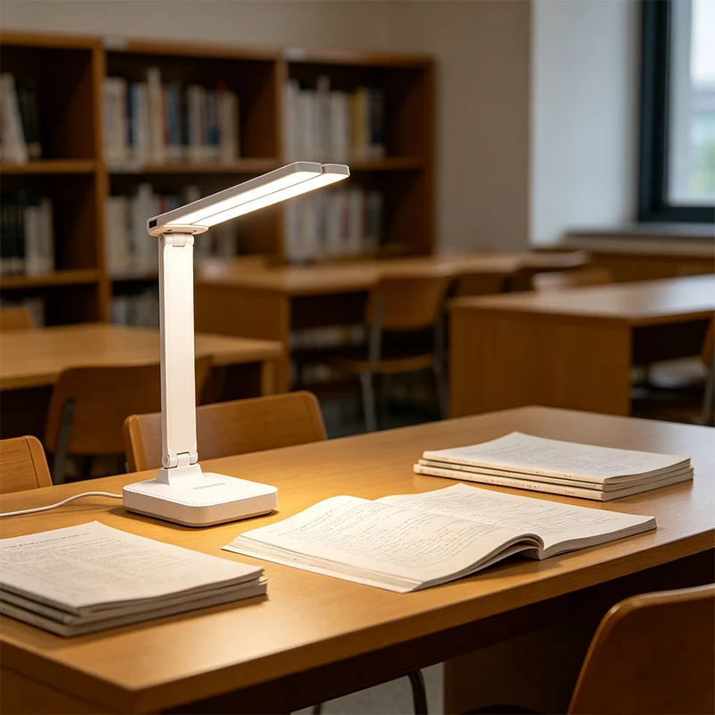 Foldable USB Rechargeable Desk Lamp — Touch Dimming, 3 Colour Modes