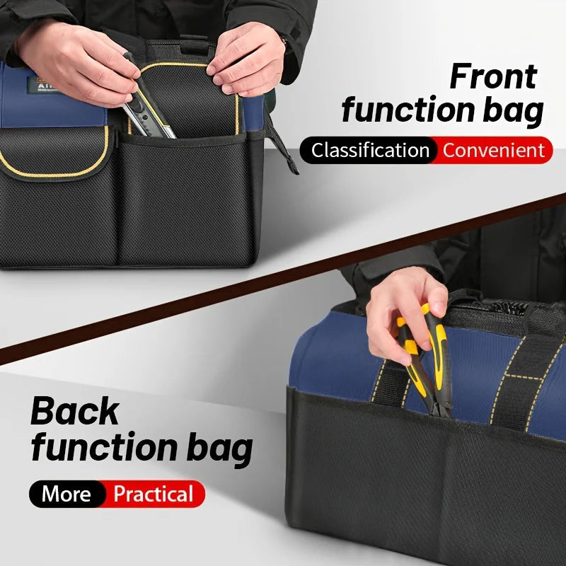 AIRAJ 1680D Oxford Electrician Tool Bag – Waterproof High-Capacity Storage Bag (13–18 inch)