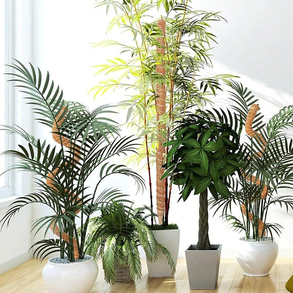 Moss Pole for Plants – Natural Coir Fiber Support Stake for Monstera, Pothos & Climbing Indoor Plants
