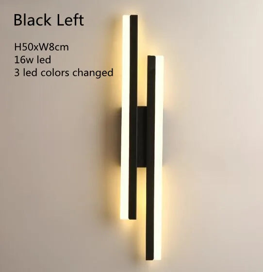 Copper Line Acrylic Wall Sconce — Dimmable, 3 Colour Temperatures