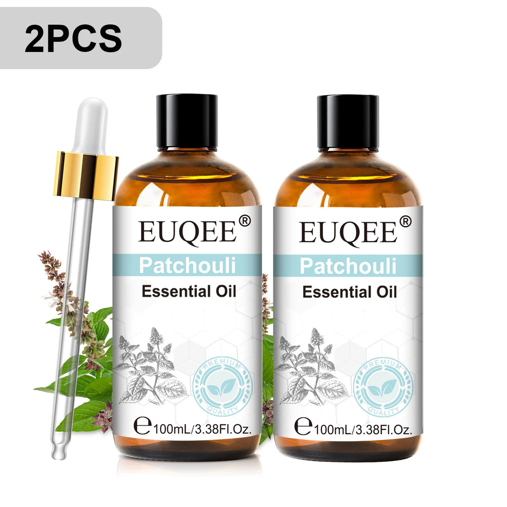 EUQEE 100ml Pure Essential Oil — Vanilla, Lavender, Cinnamon or Lemon — Diffuser & Candle Making
