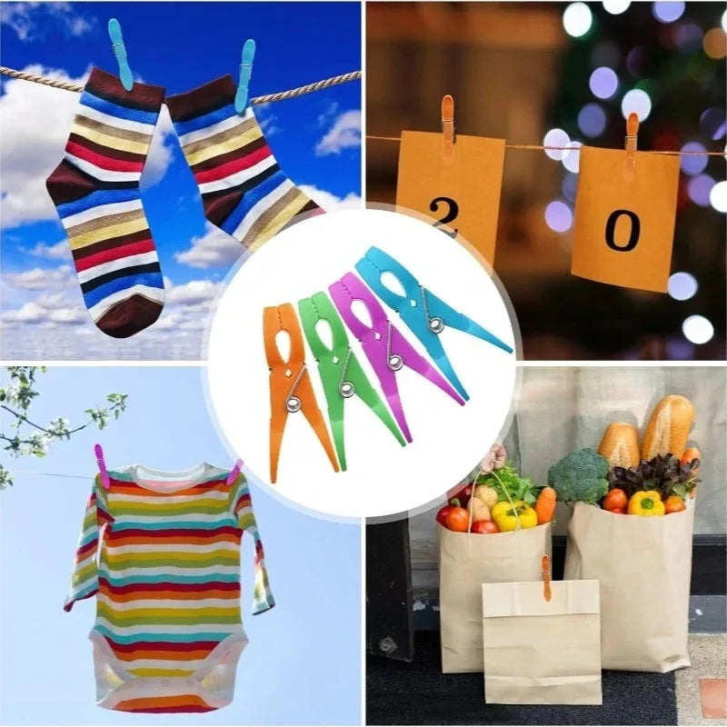 Colorful Plastic Clothespins