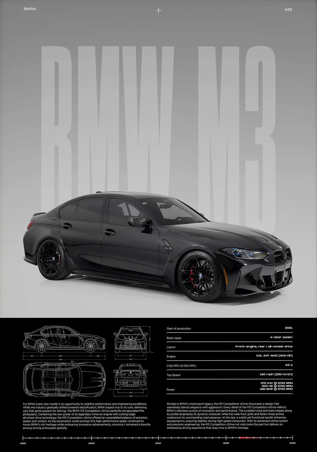 Luxury Sports Car Canvas Wall Art Poster — Unframed HD Print