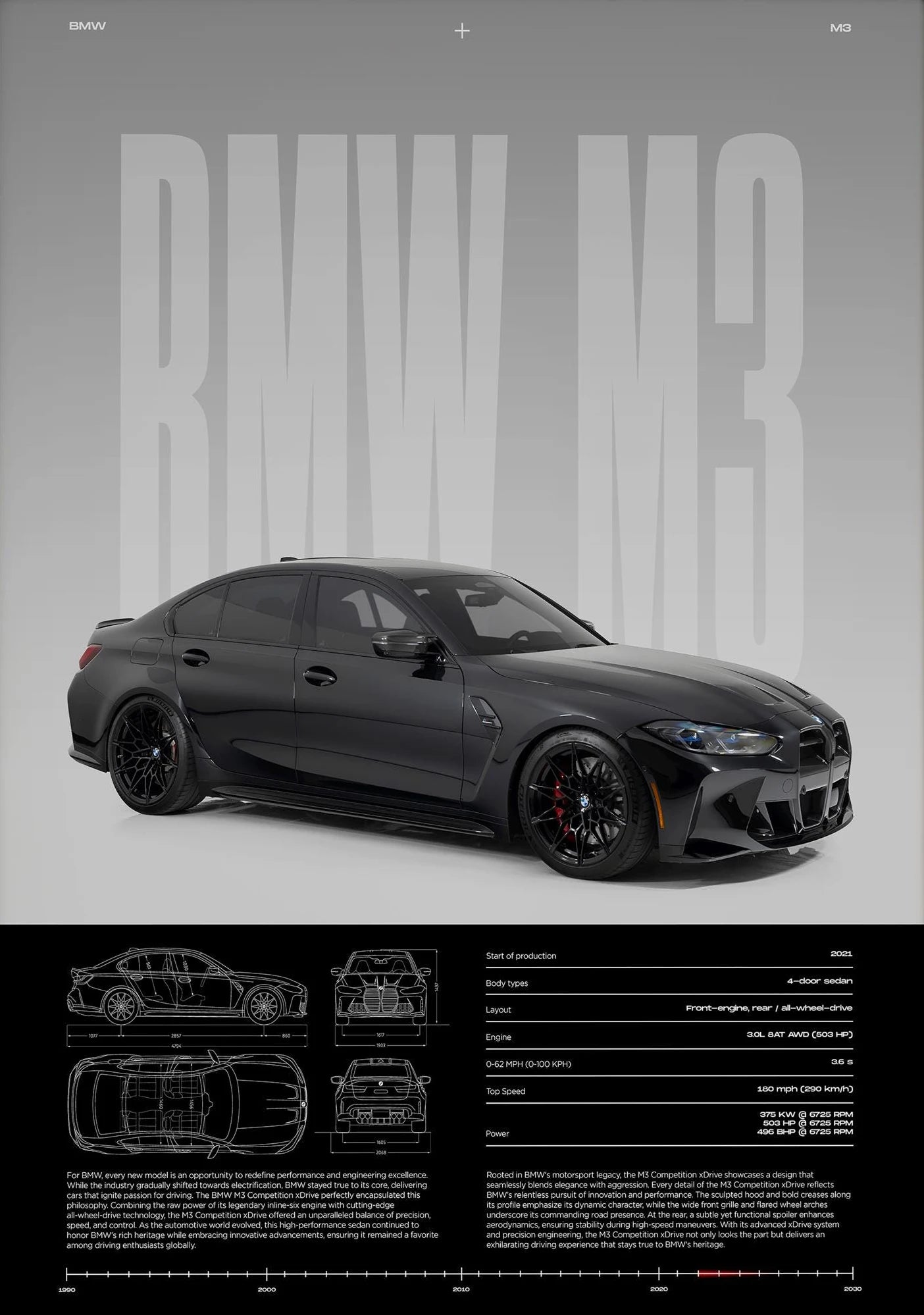 Luxury Sports Car Canvas Wall Art Poster — Unframed HD Print