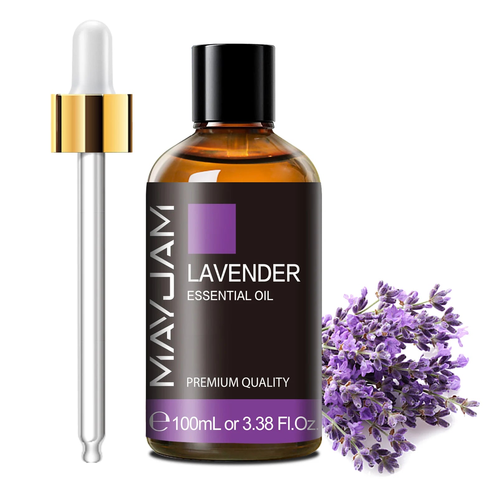MAYJAM 100ml Pure Plant Essential Oil — Mint, Bergamot, Patchouli, Lemongrass & More