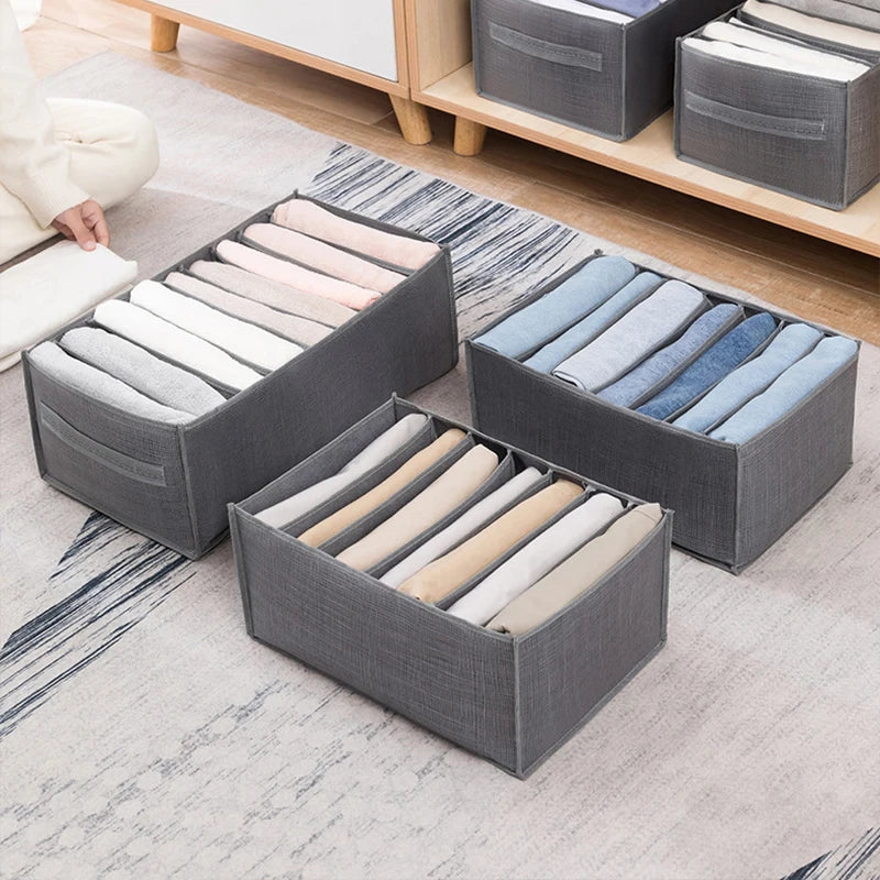 Foldable Closet Drawer Organizer — Clothes & Underwear Storage