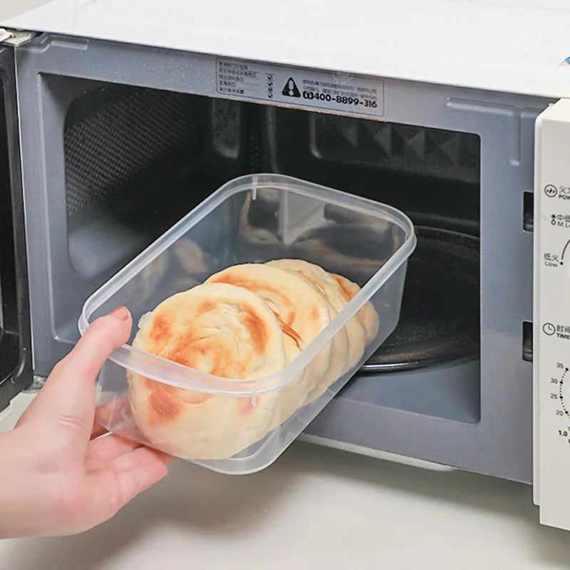 Refrigerator Frozen Meat & Food Fresh-Keeping Box — Portable, Microwave Safe