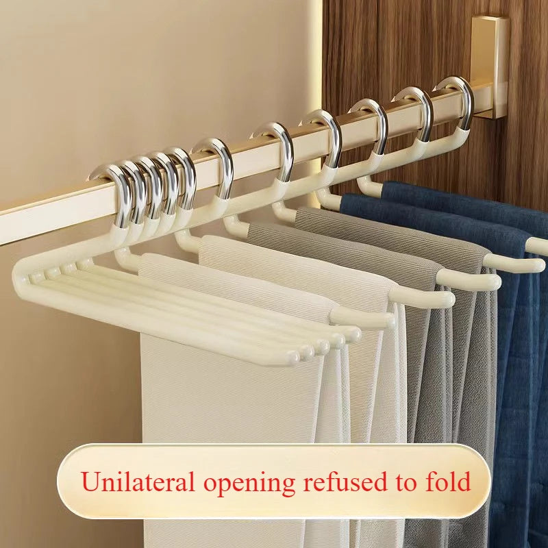 Z-Type Multi-Layer Telescopic Pants Hangers — Pack of 5