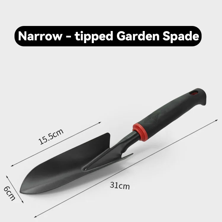 2-in-1 Heavy Duty Hoe & Shovel Garden Tool Set – Iron Digging & Weeding Tools for Balcony & Garden