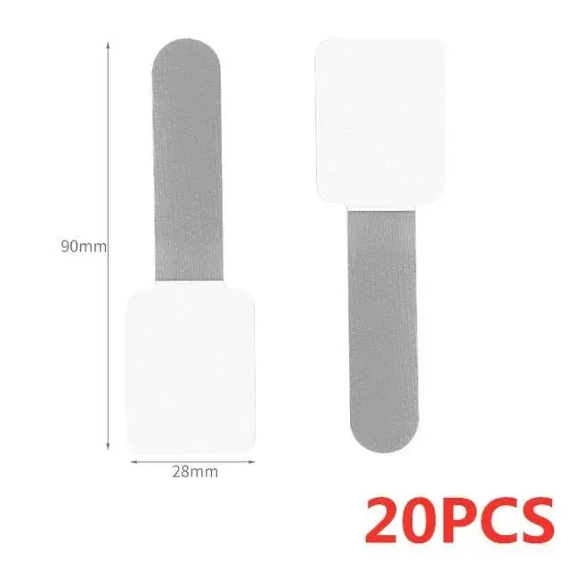 20pcs Reusable Nylon Cable Ties — Self-Adhesive Adjustable Cord Organizer