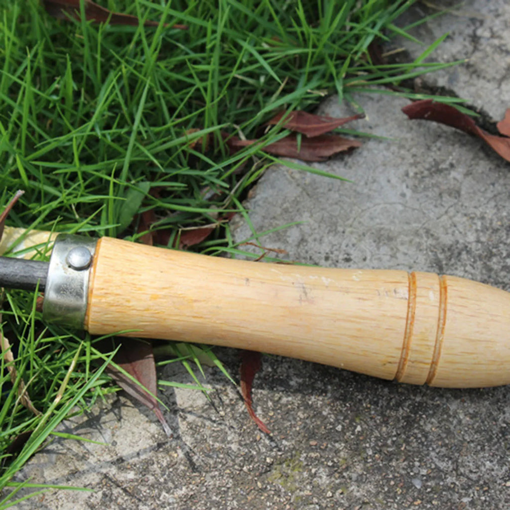 Multifunctional Small Hoe With Wooden Handle, Household Flower Hoe, Gardening Hoe, Outdoor Agricultural Tool and Garden Tool