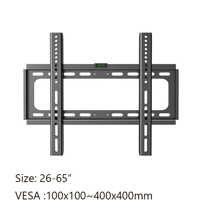 Fixed TV Wall Mount Bracket — For 26–63" Flat & Curved TVs